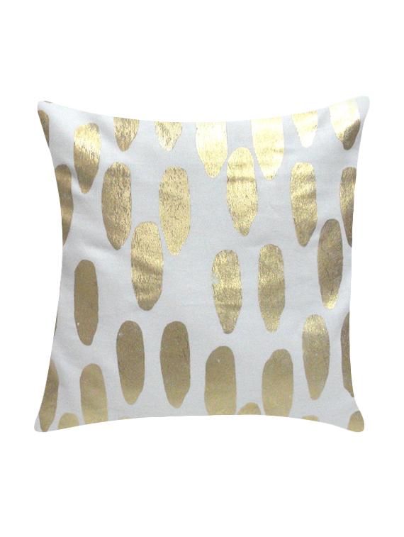 ambbi collection cushion cover with foil print - 13271221 - Zoom Image - 0