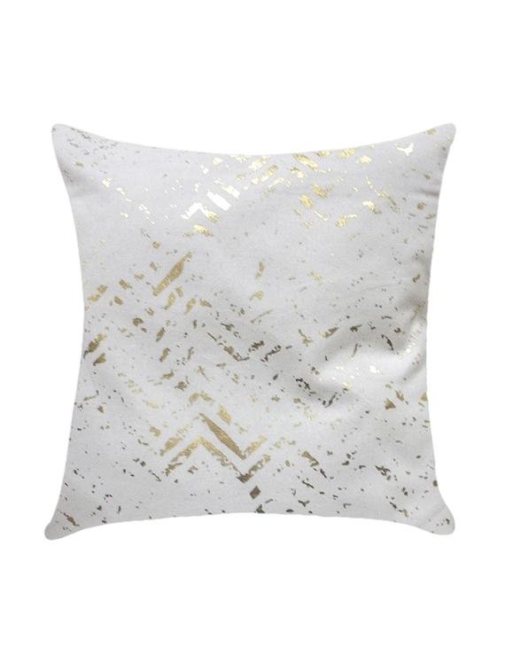 ambbi collection printed cushion cover with foil print abstract lines - 13271232 - Zoom Image - 0