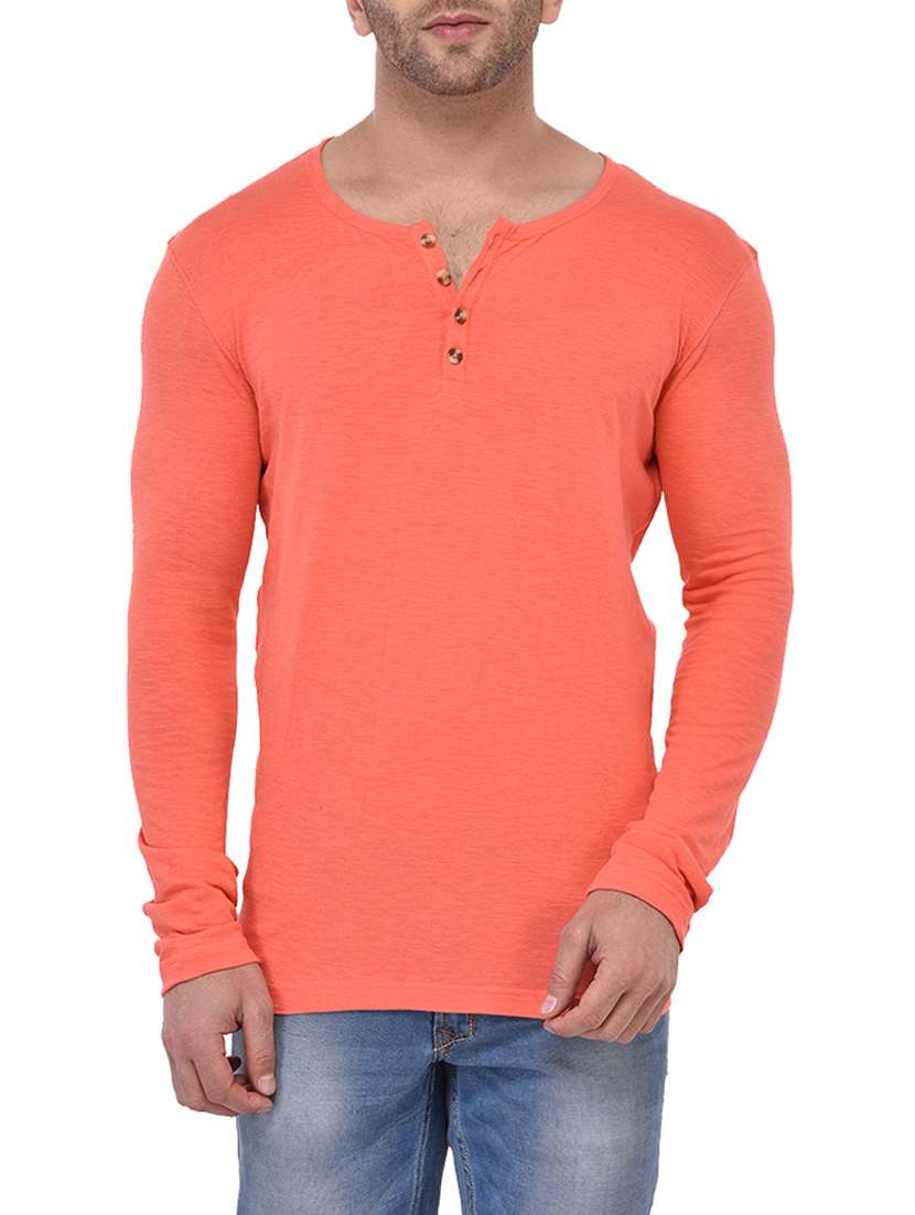 orange cotton tshirt