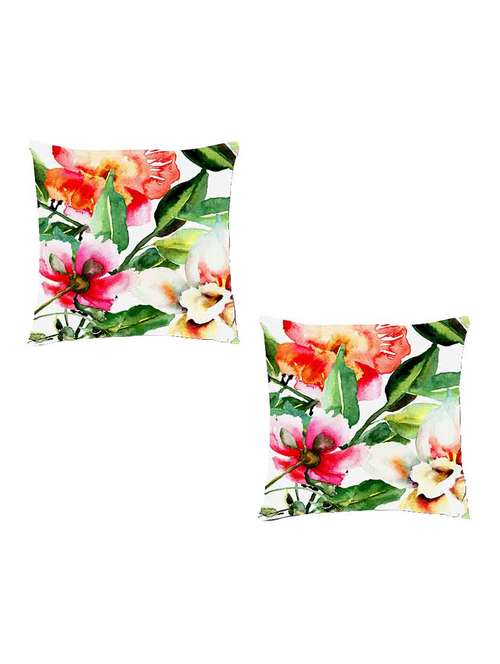 digitally printed watercolour floral design set of two - 13285149 -  Standard Image - 0