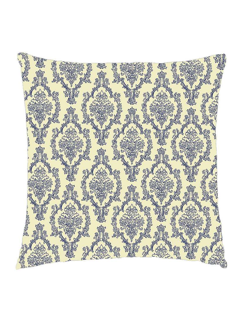 digitally printed cushion cover of vintage damask look