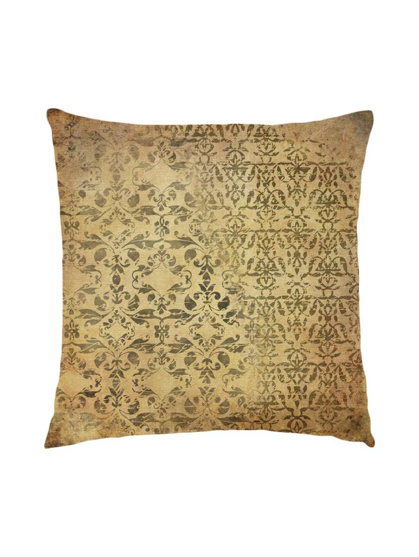 digitally printed abstract design satin cushion cover