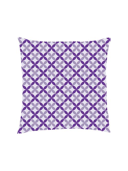 digitally printed geometric jaal design satin cushion cover - 13285921 -  Standard Image - 0