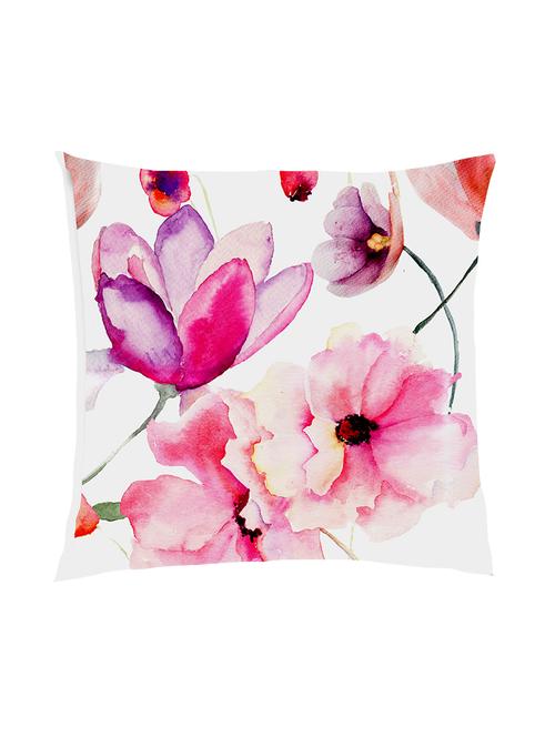 digitally printed watercolour floral design satin cushion cover - 13285999 -  Standard Image - 0