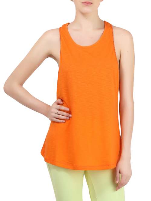 orange cotton tank top - 13286804 - Standard Image - 0