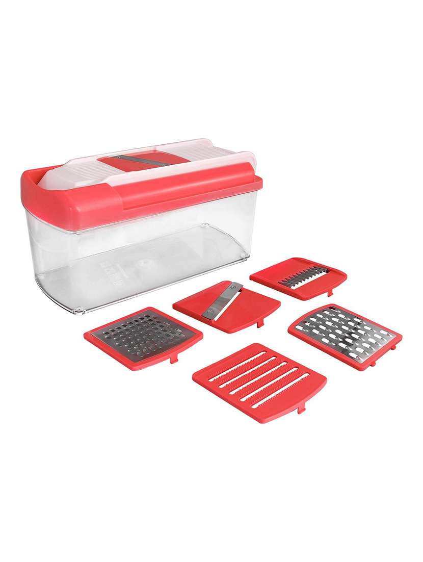 14 Pices Quick Vegetable Cutter, Chopper, Slicer, Dicer, Nicer, Grater, Peeler, Spice Jar