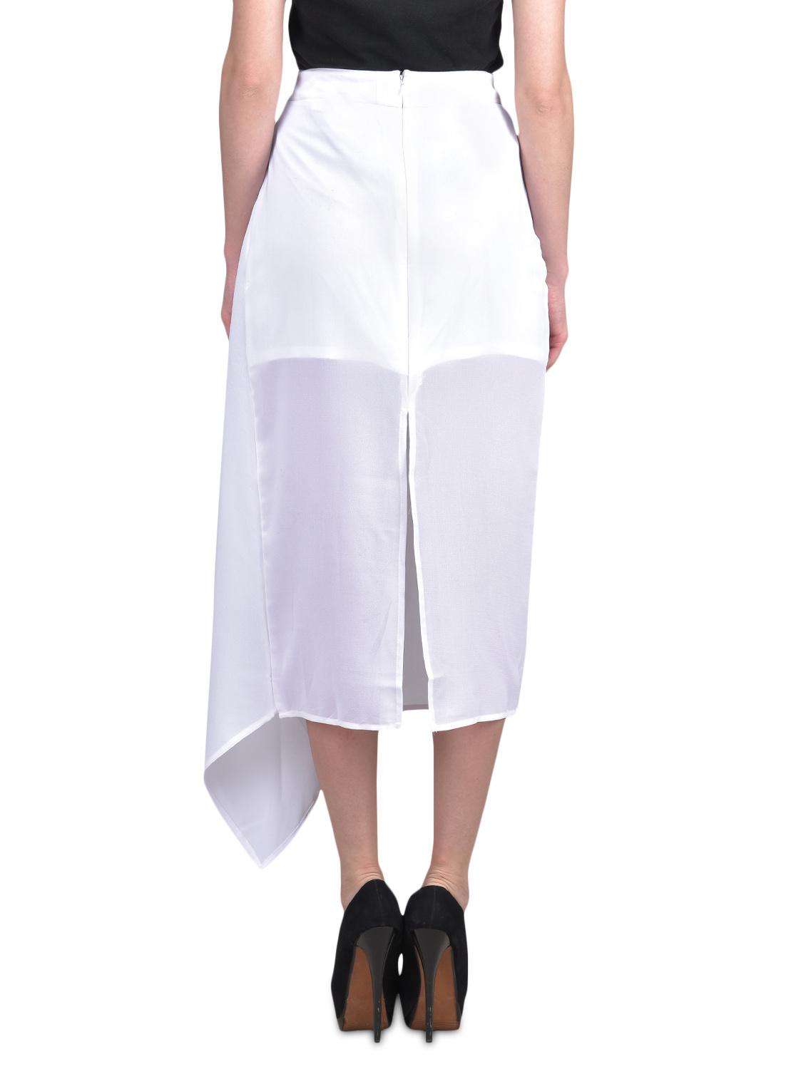 white asymmetrical layered skirt - 1329549 - Standard Image - 2