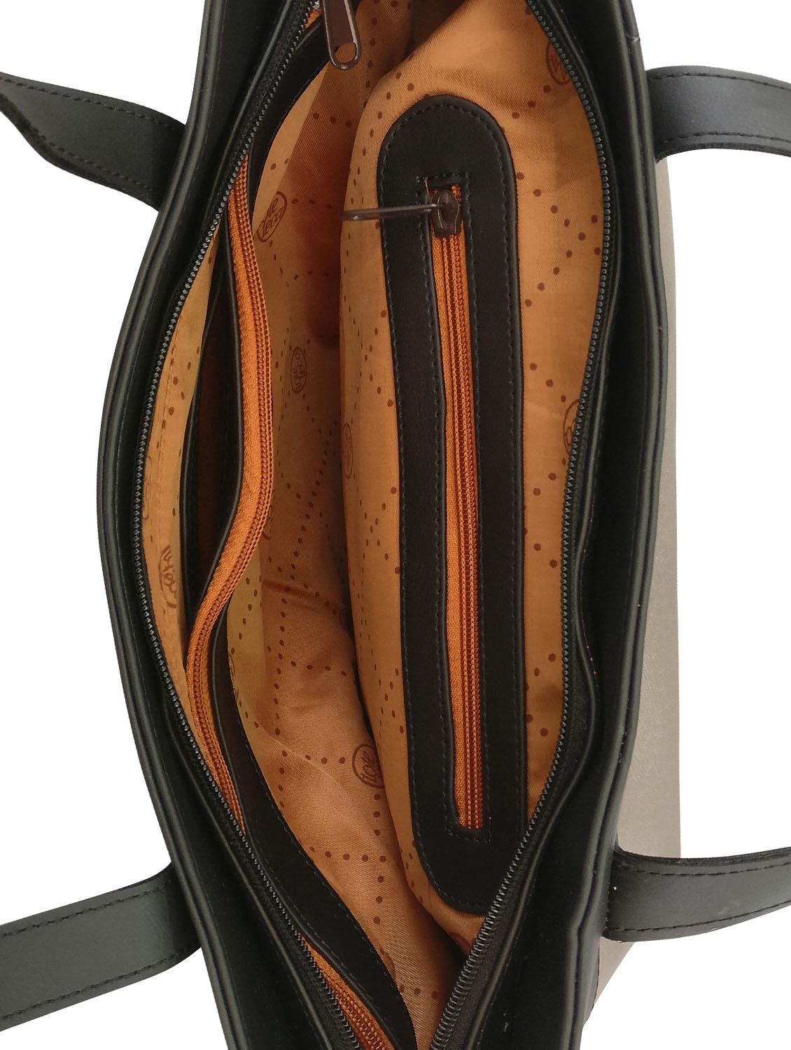 black leatherette handbag - 13303357 - Standard Image - 2