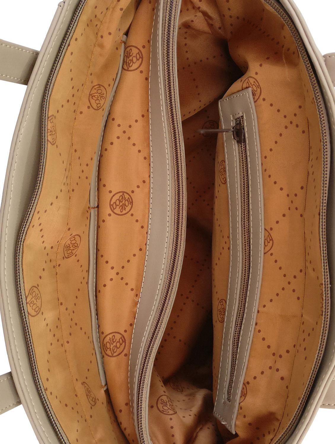 beige leatherette handbag - 13303364 - Standard Image - 2