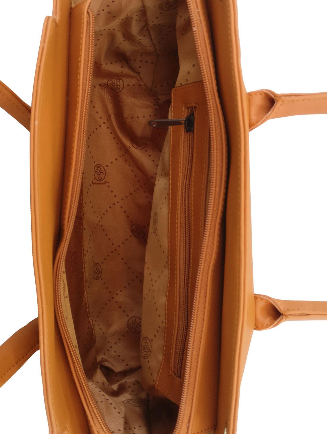 tan leatherette handbag - 13303367 - Standard Image - 2
