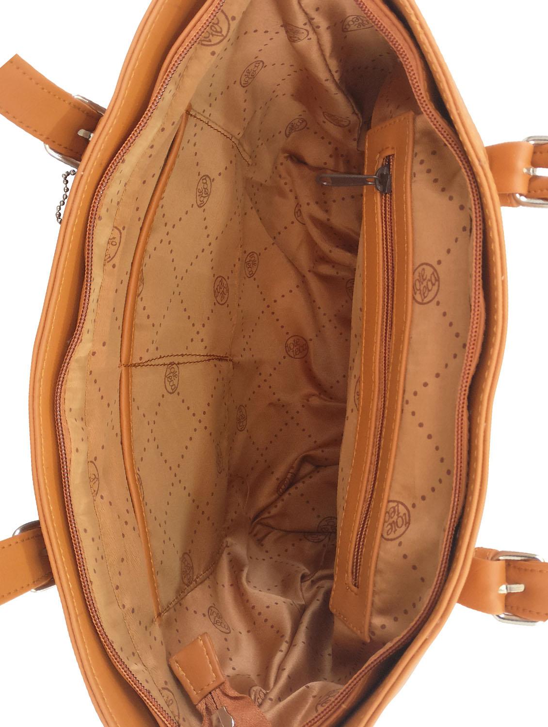 tan leatherette handbag - 13303372 - Standard Image - 2