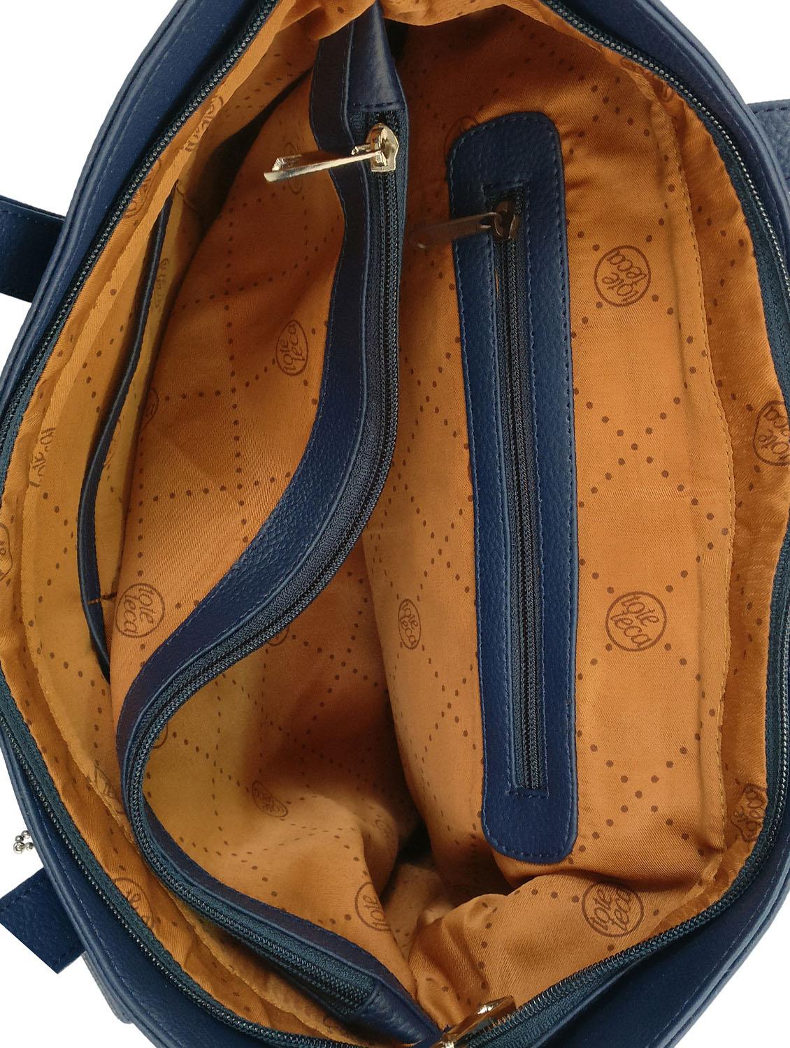 blue leatherette handbag - 13303392 - Standard Image - 2