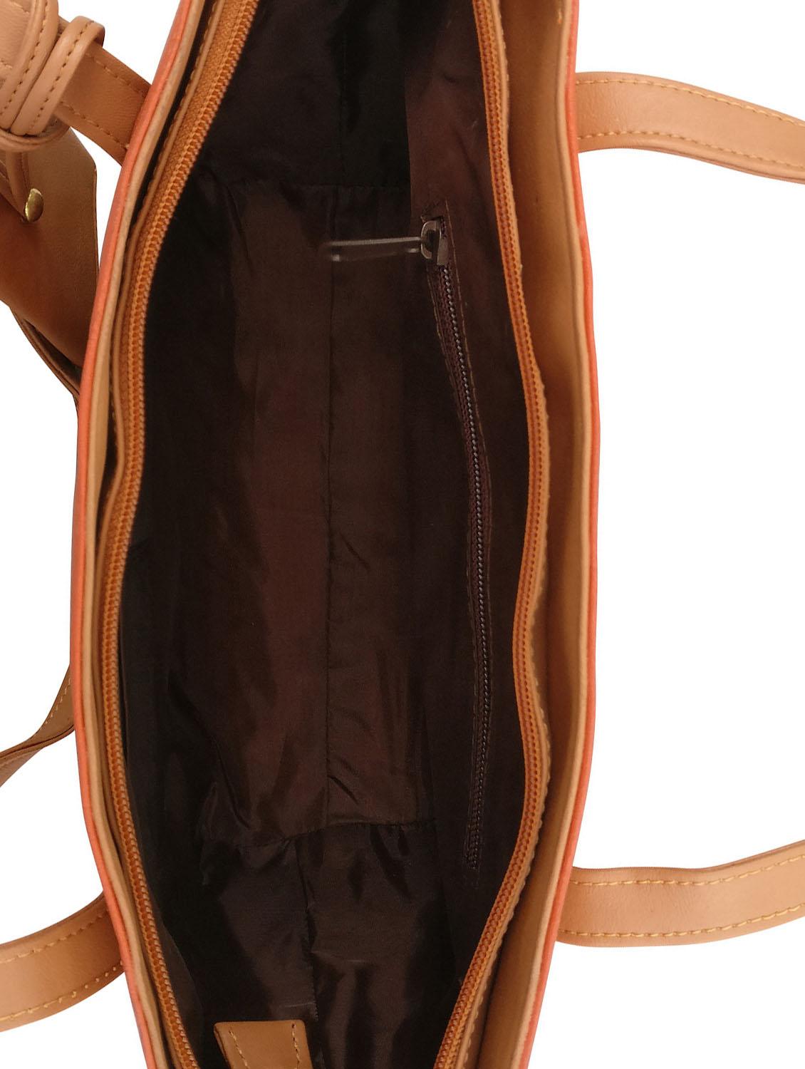 orange leatherette handbag - 13303397 - Standard Image - 2