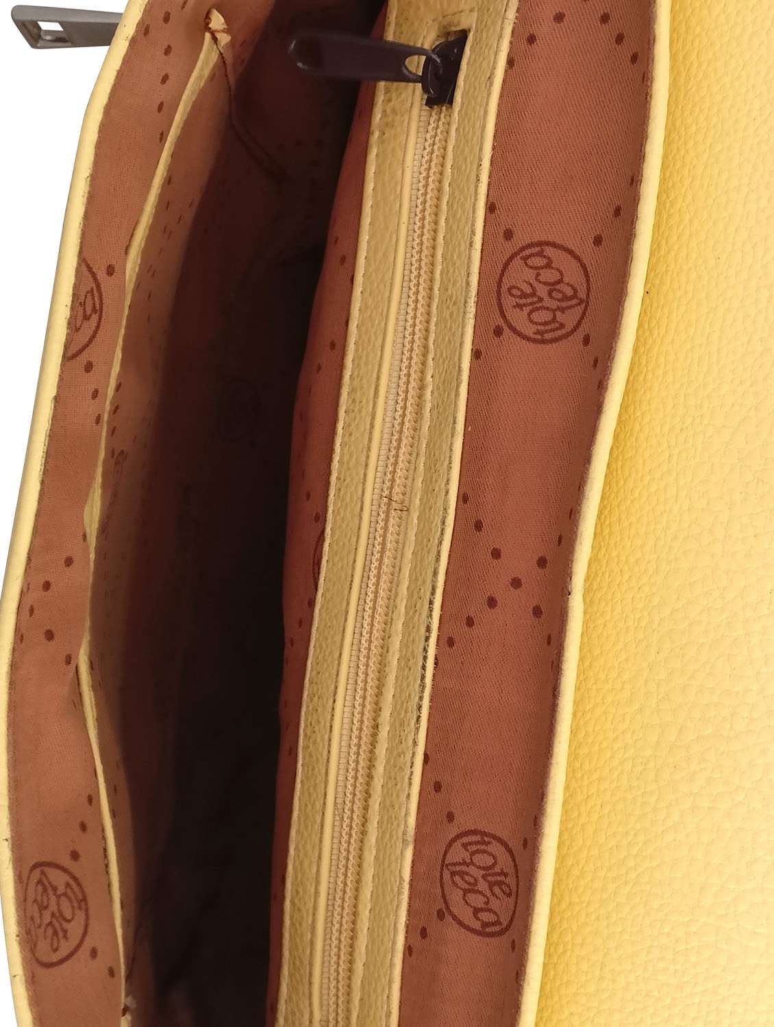 yellow leatherette sling bag - 13303422 -  Standard Image - 2