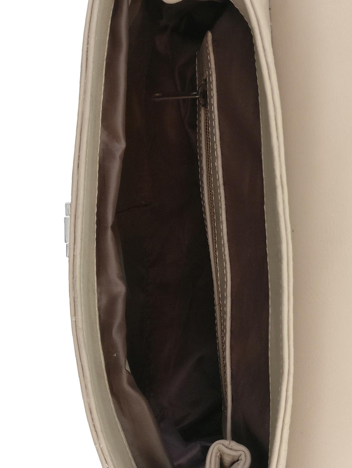 beige leatherette sling bag - 13303423 - Standard Image - 2