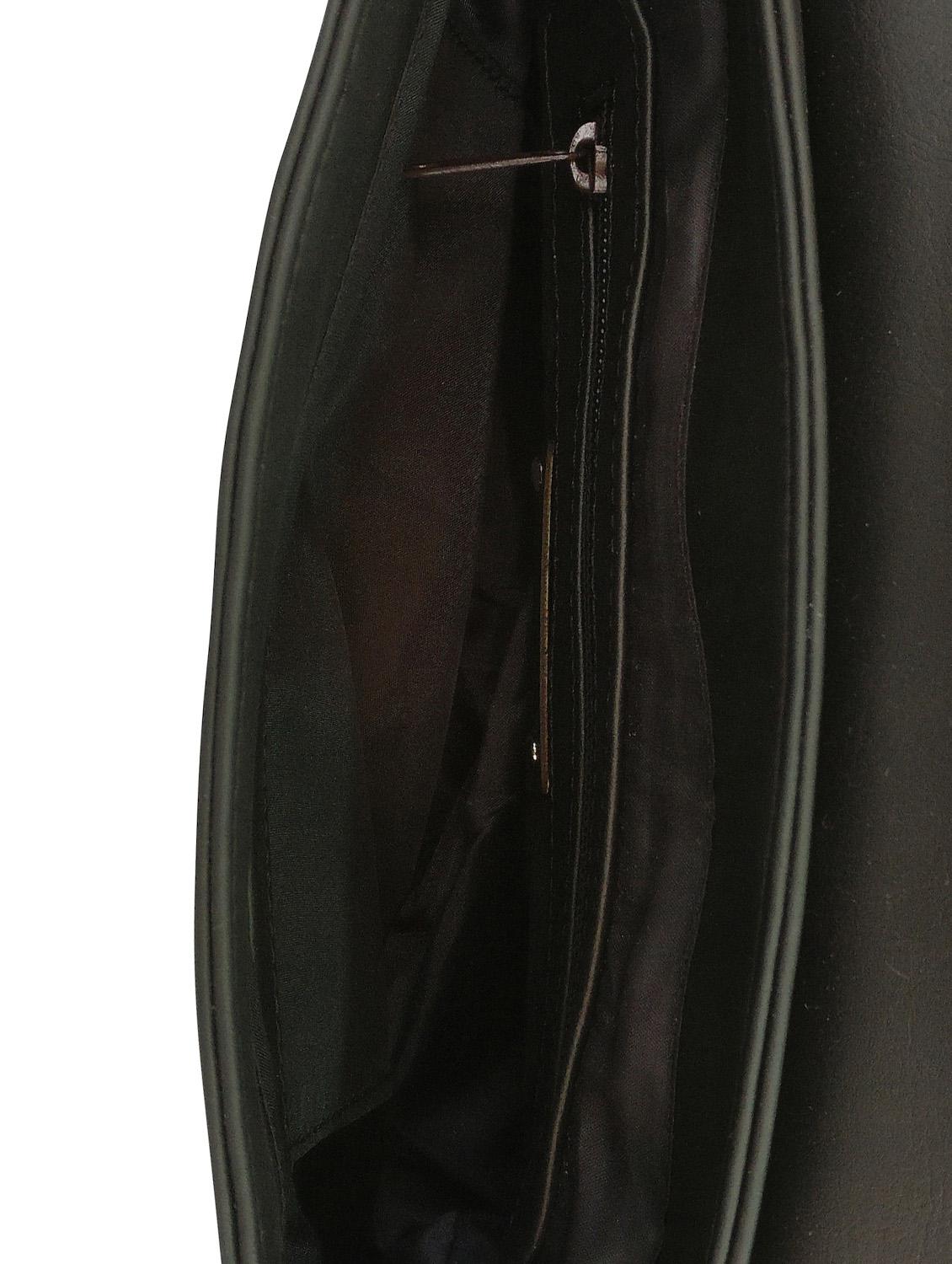 black leatherette sling bag - 13303430 - Standard Image - 2