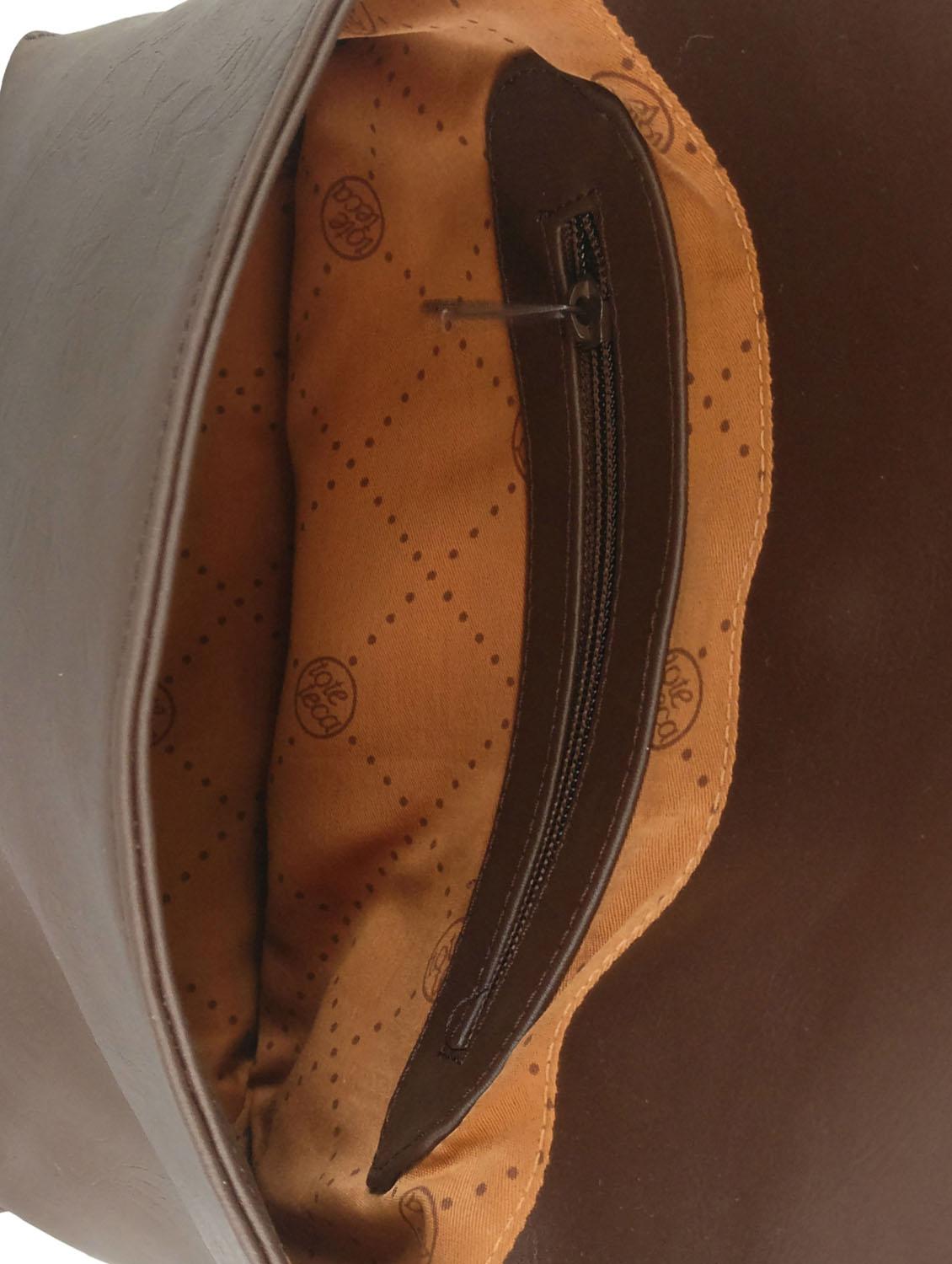 brown leatherette sling bag - 13303438 - Standard Image - 2