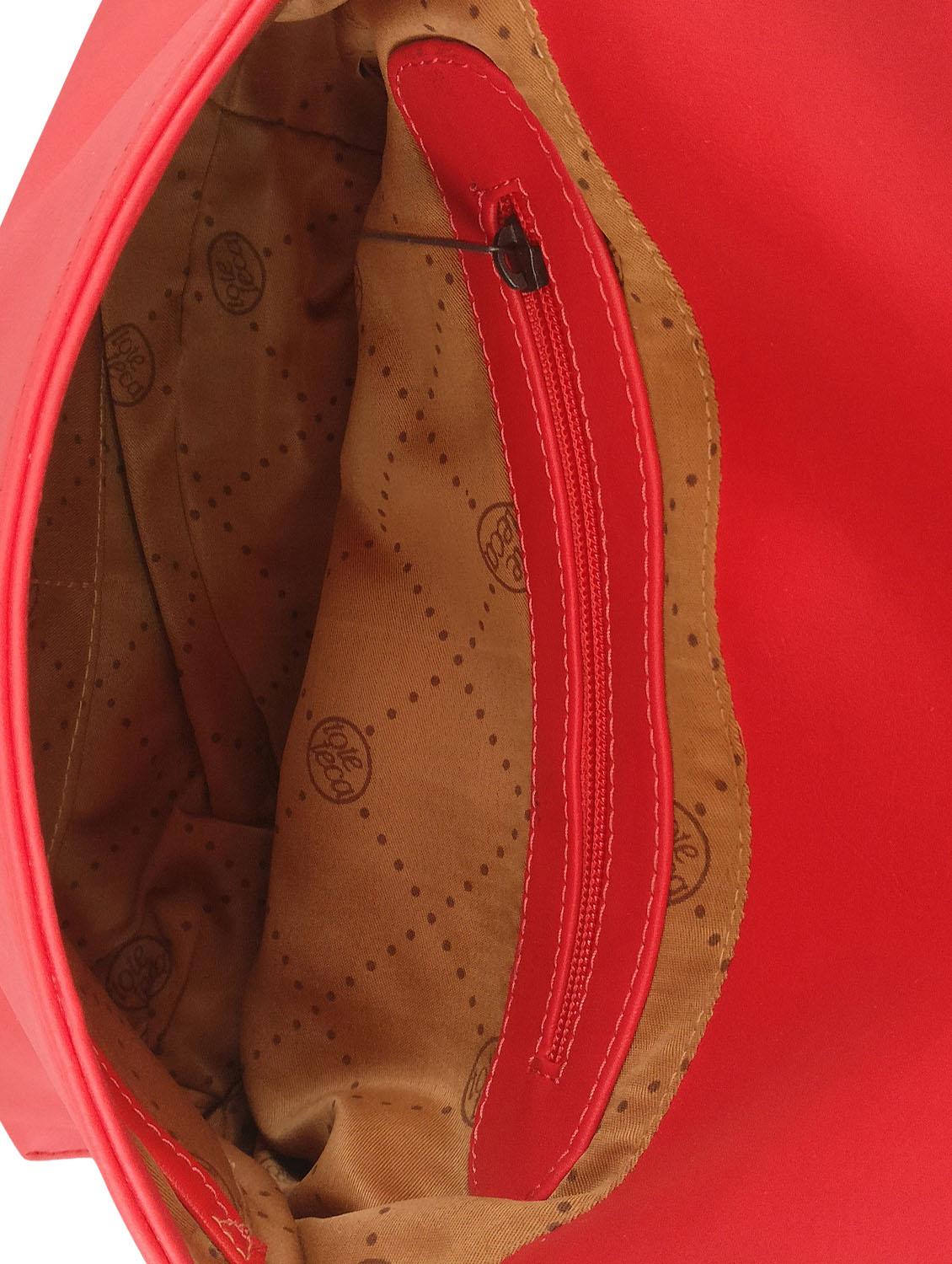 red leatherette sling bag - 13303439 - Standard Image - 2