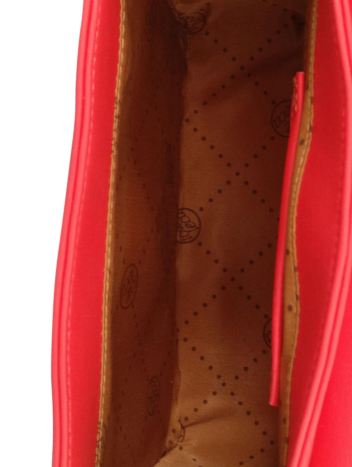 red leatherette sling bag - 13303453 - Standard Image - 2