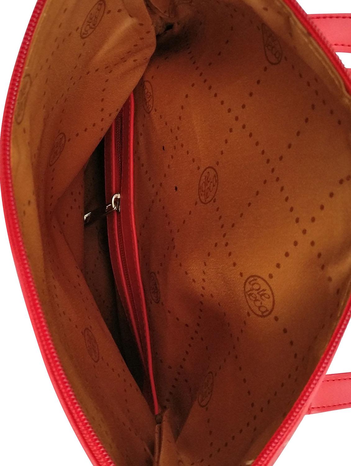red leatherette sling bag - 13303464 - Standard Image - 2