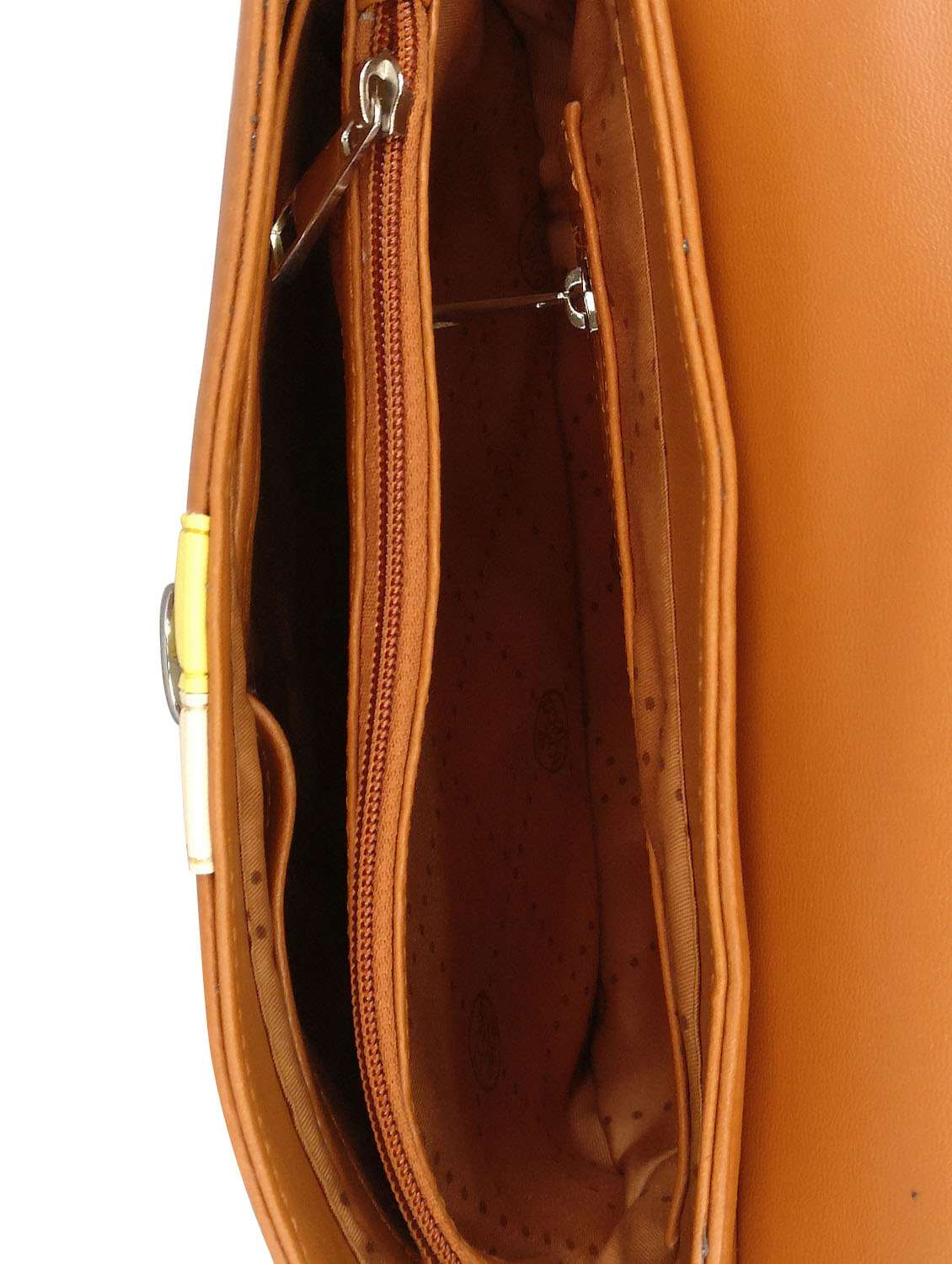 brown leatherette  sling bag - 13303476 -  Standard Image - 2