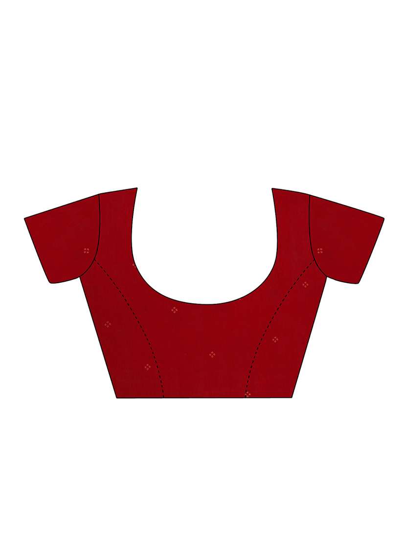 women's bandhani indigo colored saree with blouse - 13308085 - Standard Image - 2