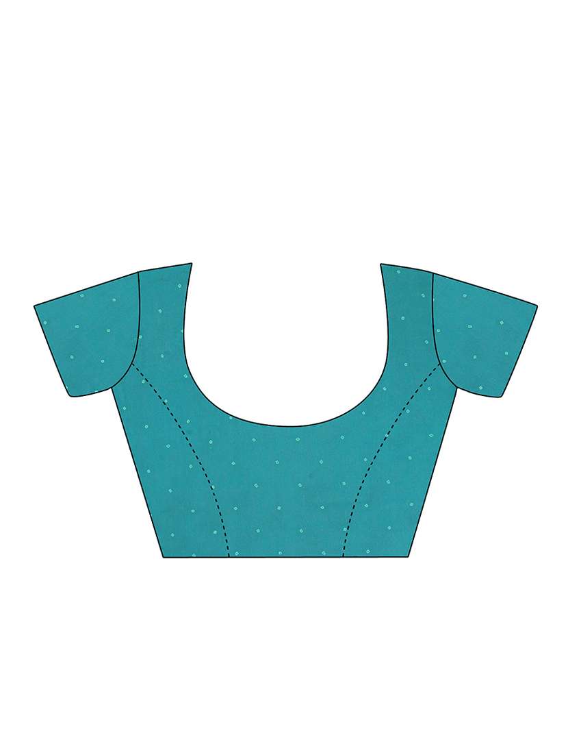 maroon cotton bandhani saree with blouse - 13308118 - Standard Image - 2