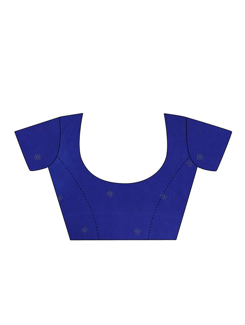 women's bandhani maroon colored saree with blouse - 13308125 - Standard Image - 2