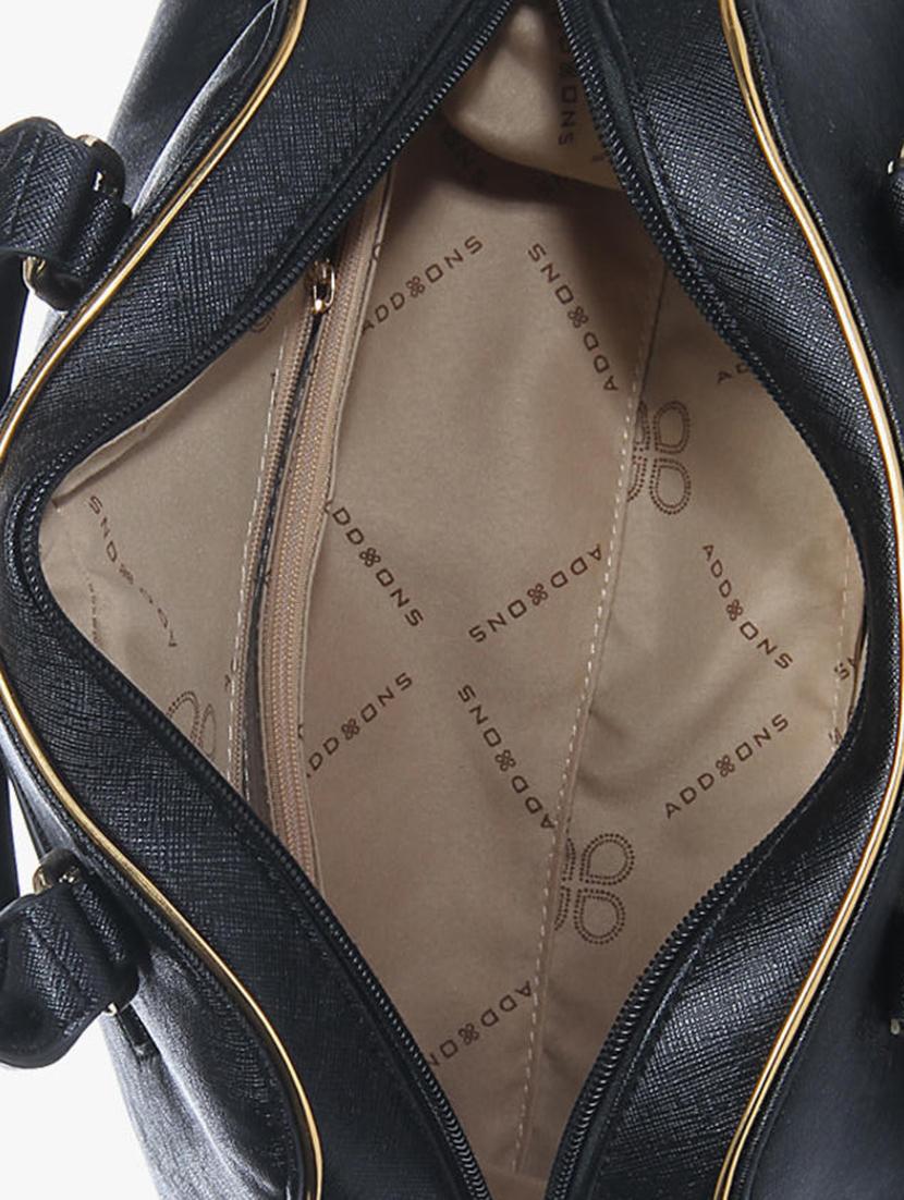black leatherette handbag - 13310521 - Standard Image - 2