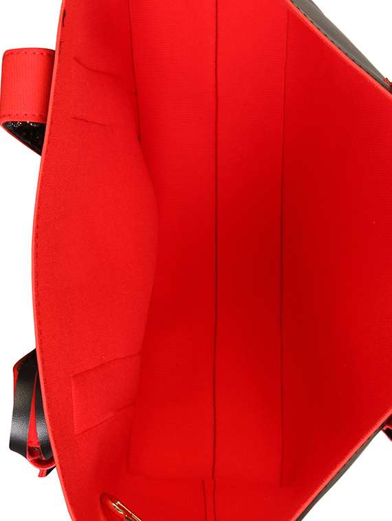 black leatherette  tote - 13340784 -  Standard Image - 2