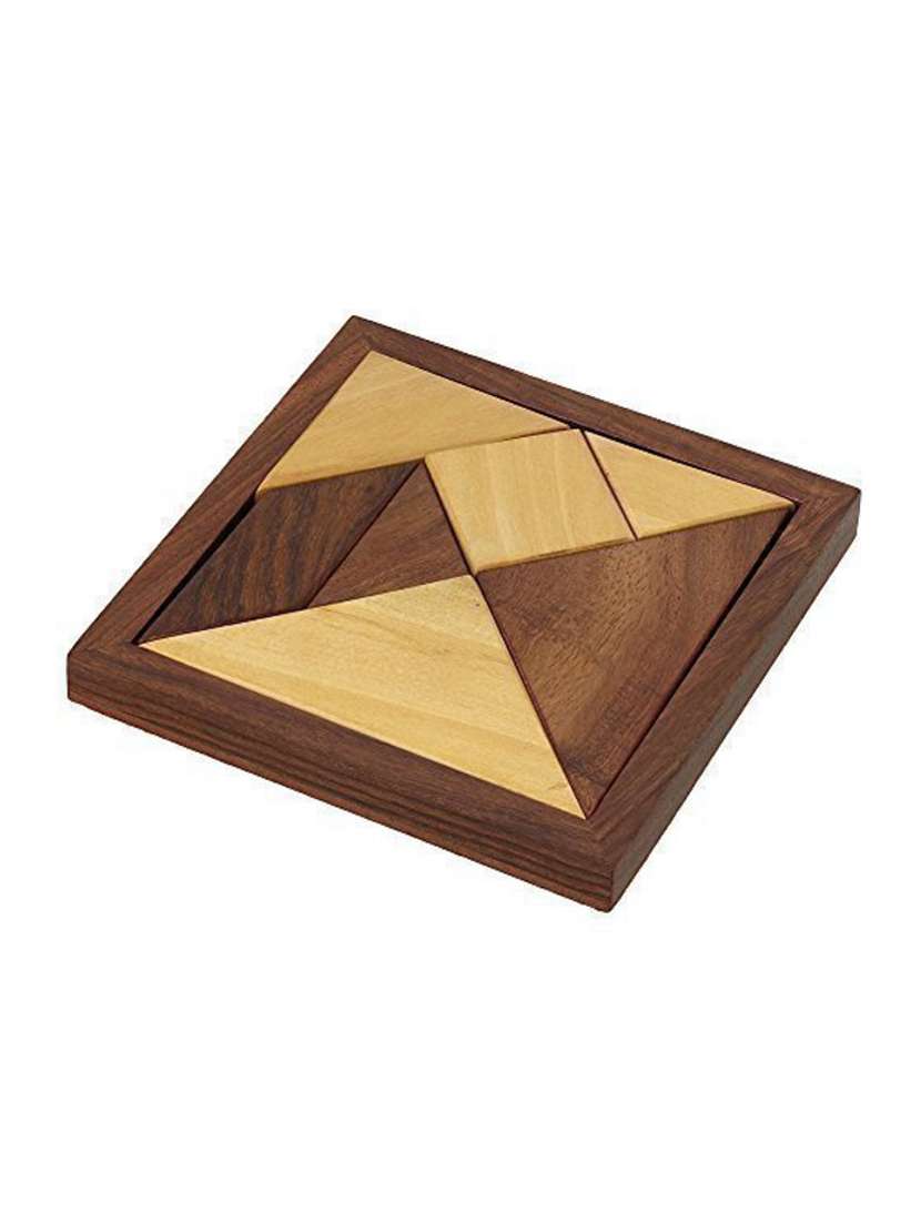 desi karigar handmade wooden 7-piece jigsaw puzzle