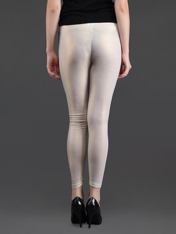silver polyester leggings - 13345336 - Standard Image - 2