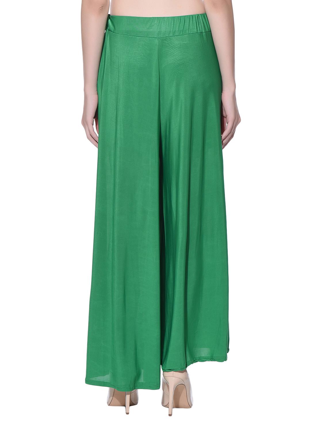 solid green palazzo - 13345340 - Standard Image - 2