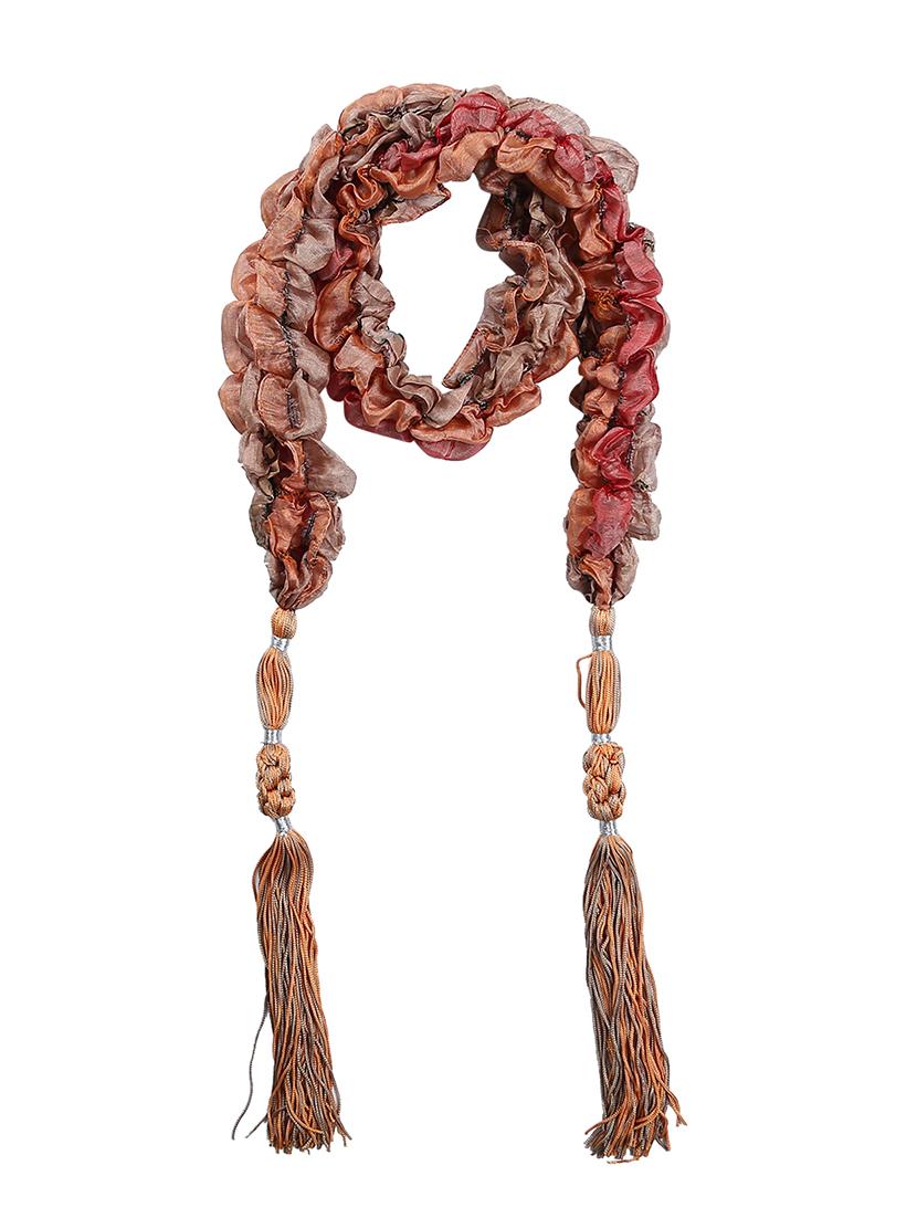 brown silk blend scarf - 13348659 - Zoom Image - 0