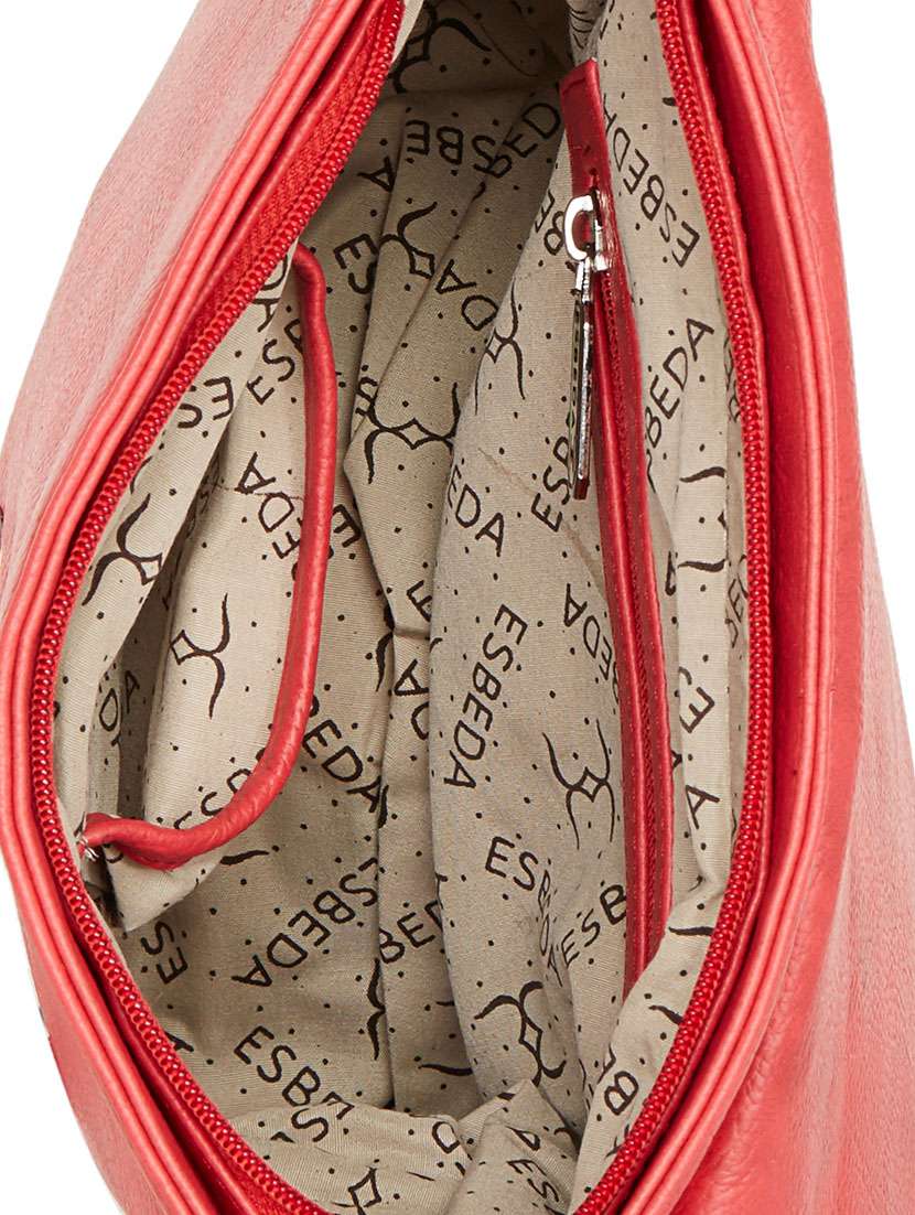 red leatherette sling bag - 13356221 - Standard Image - 2