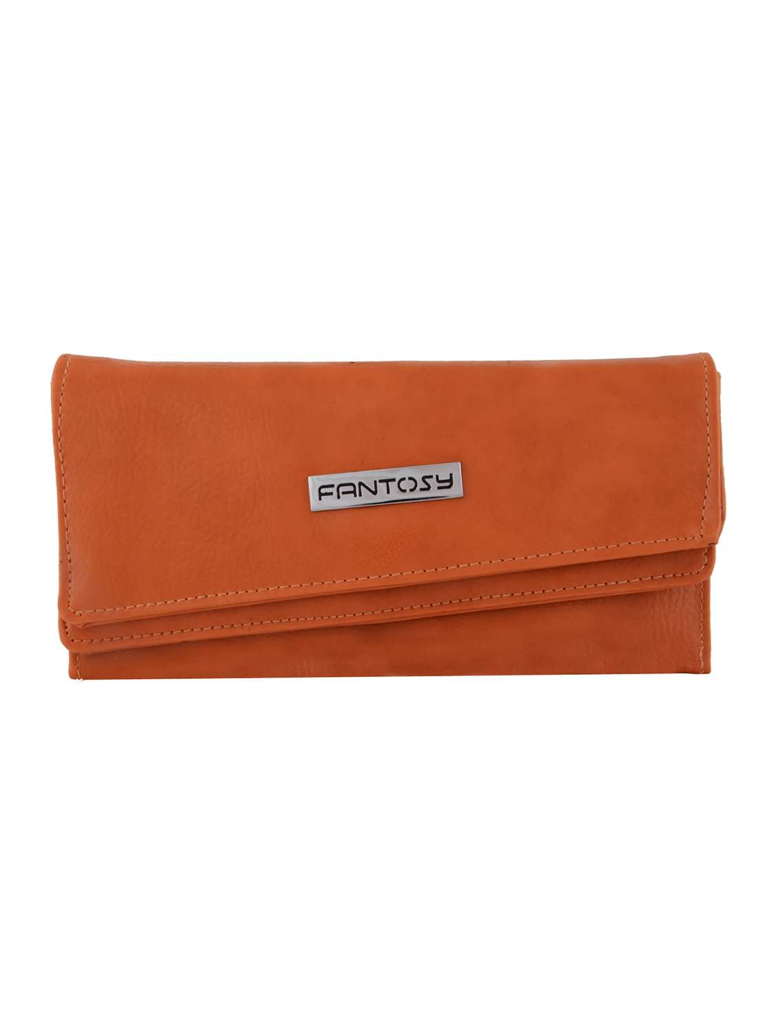 tan leatherette  clutch