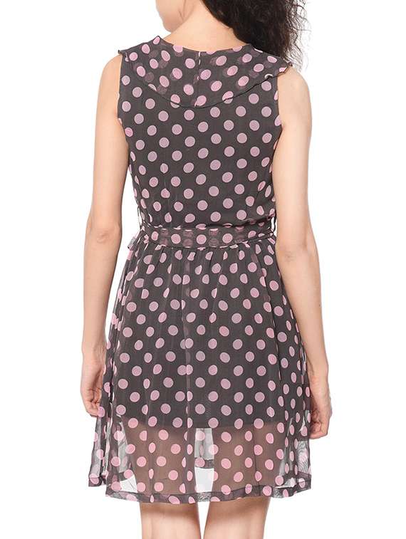 women's fit & flare printed dress - 13357041 -  Standard Image - 2