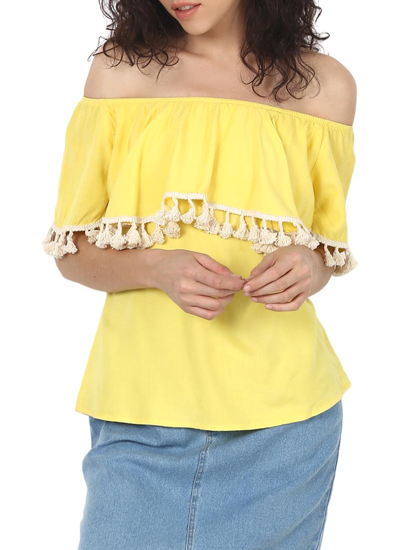 women's straight off shoulder top - 13358467 - Zoom Image - 0