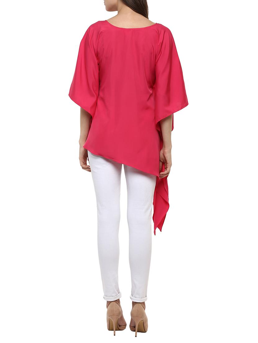 kaftan sleeved asymmetric tunic - 13359016 - Standard Image - 2