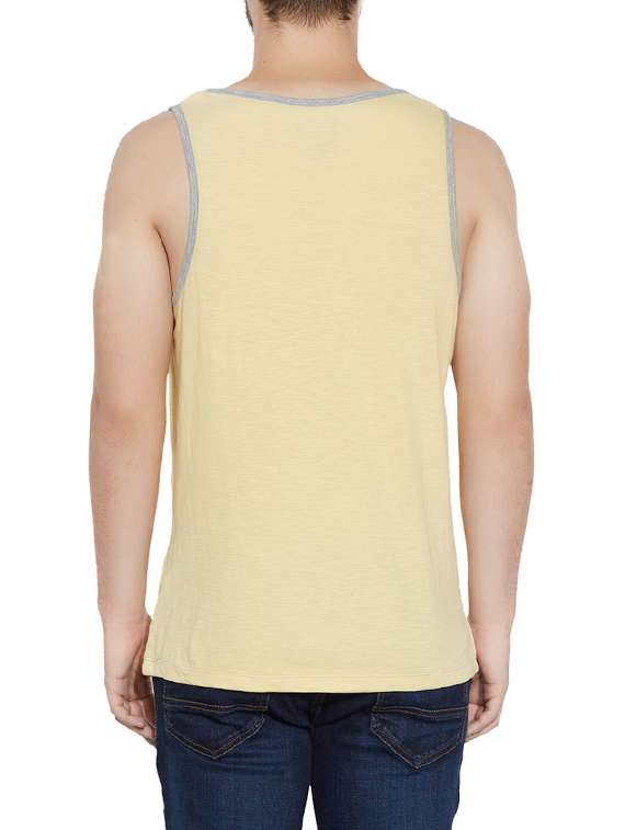 yellow cotton vest - 13362011 -  Standard Image - 2