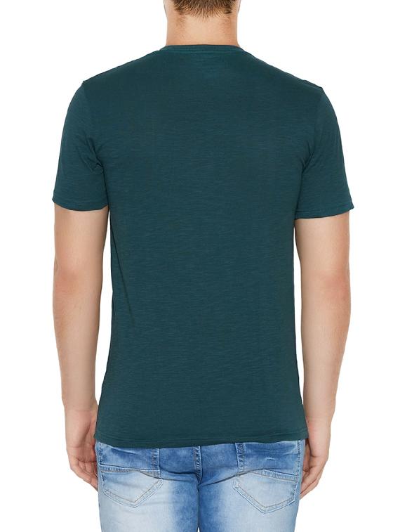 green cotton t-shirt - 13362029 - Standard Image - 2