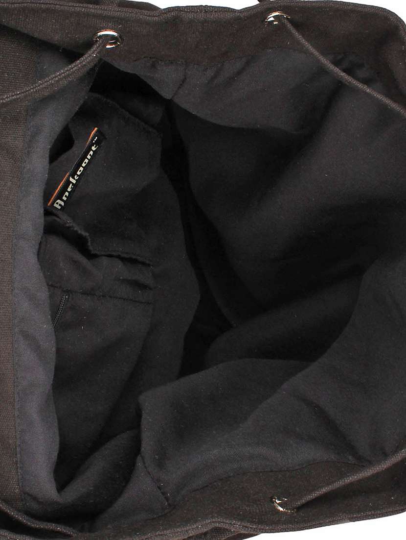 black canvas regular backpack - 13395289 -  Standard Image - 2