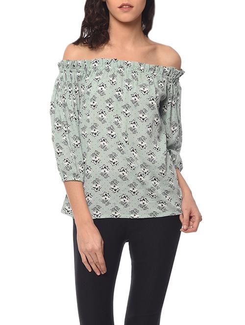 women's straight off shoulder top - 13397197 - Standard Image - 0