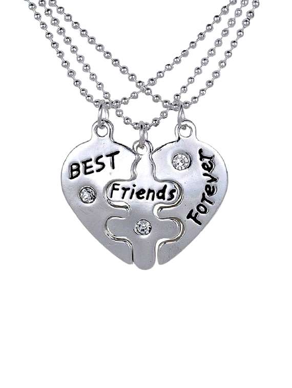 silver metal pendant