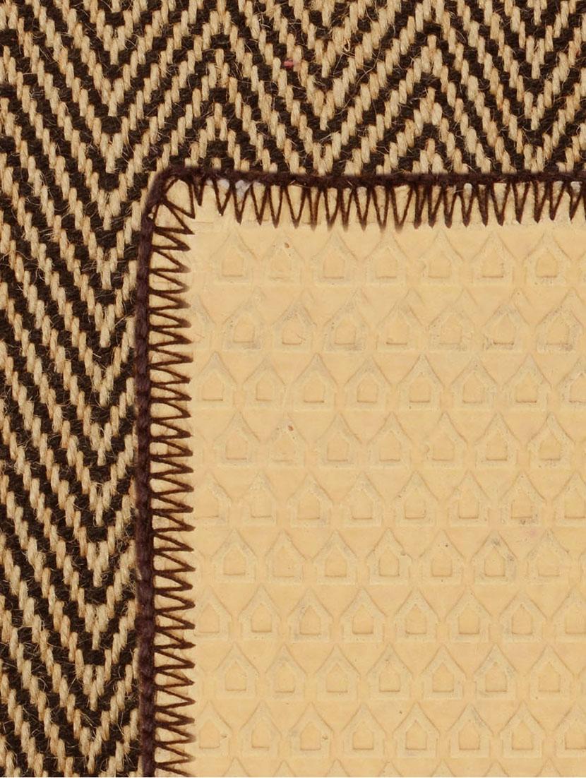saral home premium quality modern jute n cotton made floor carpet - 13409042 - Standard Image - 2