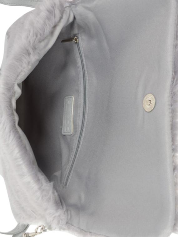 grey fur sling bag - 13422049 - Standard Image - 2
