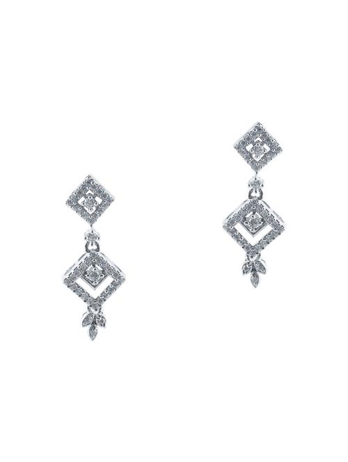silver brass studs earring - 13429844 - Standard Image - 0