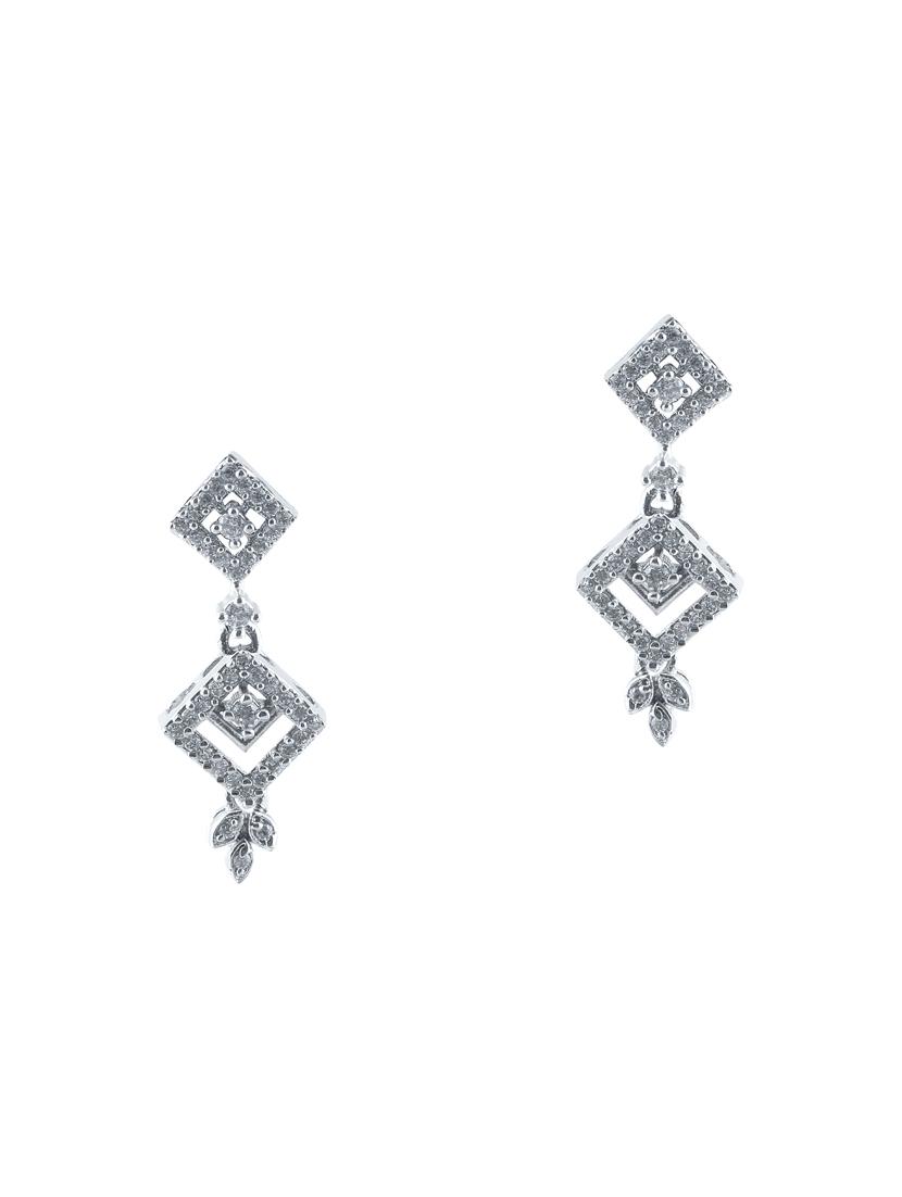 silver brass studs earring - 13429844 - Zoom Image - 0