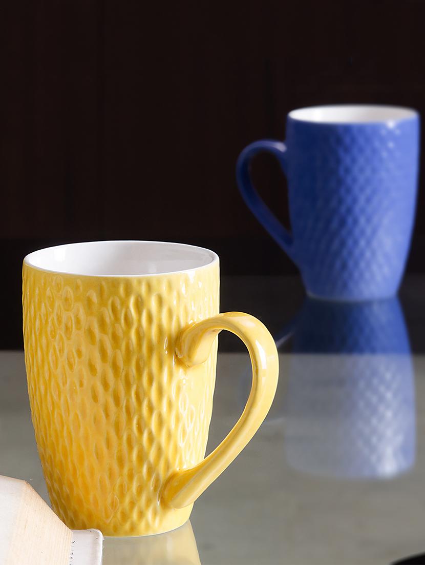 set of 2 ceramic coffee mugs