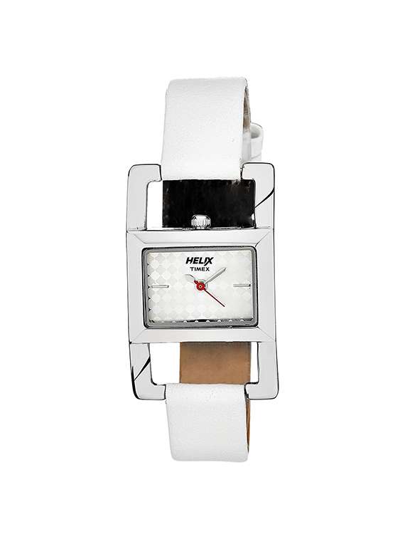 helix analog silver dial women's watch - tw030hl00